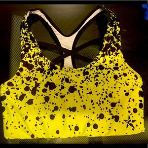 Rebel Sport Bra Splatter Top AXS